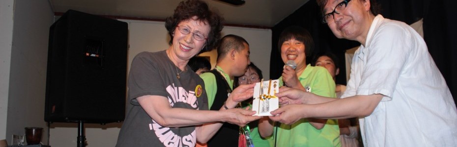 仙台からあんべさん熊本へ！義援金を持って！