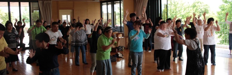 今日の練習場はさくらんぼ保育園で！